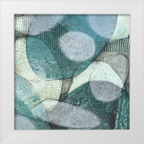 Intersected II White Modern Wood Framed Art Print by Goldberger, Jennifer