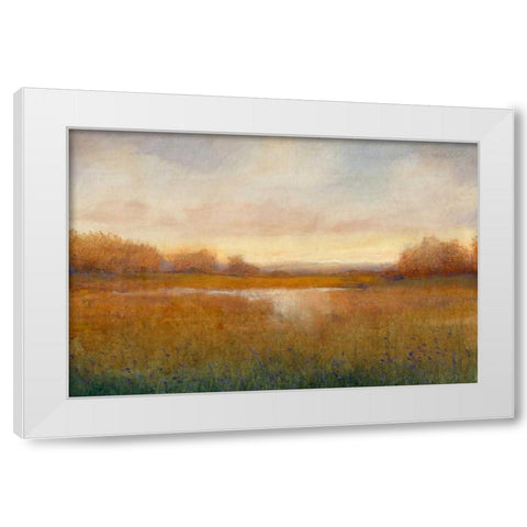 Golden Hour II White Modern Wood Framed Art Print by OToole, Tim