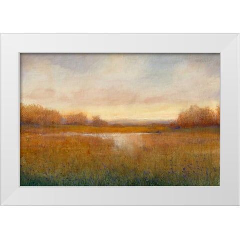 Golden Hour II White Modern Wood Framed Art Print by OToole, Tim