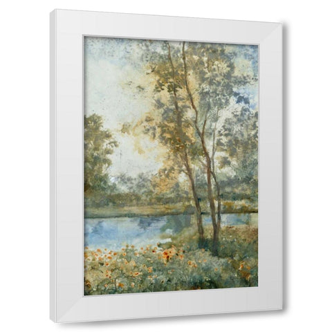 Ethereal Waters II White Modern Wood Framed Art Print by OToole, Tim
