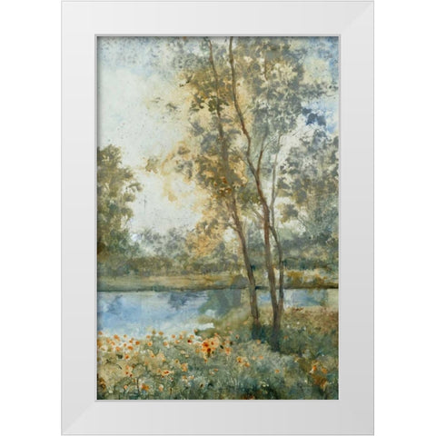 Ethereal Waters II White Modern Wood Framed Art Print by OToole, Tim