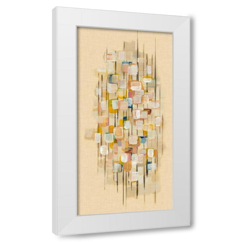 City Map I White Modern Wood Framed Art Print by McMullen, Charles