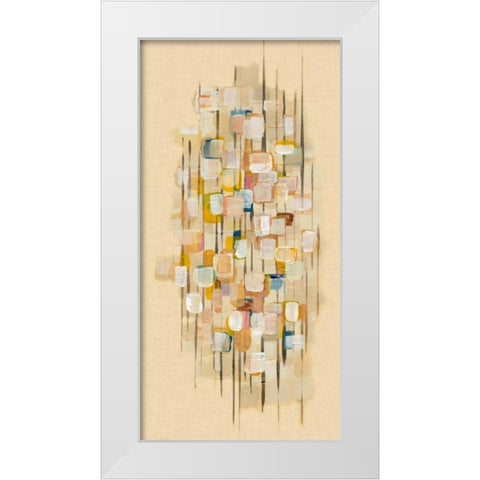 City Map I White Modern Wood Framed Art Print by McMullen, Charles