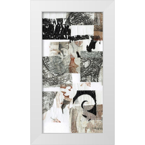 Reconstructed II White Modern Wood Framed Art Print by Goldberger, Jennifer