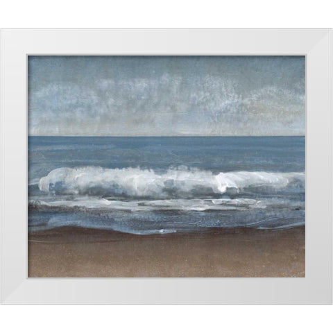 Lingering Grey I White Modern Wood Framed Art Print by OToole, Tim
