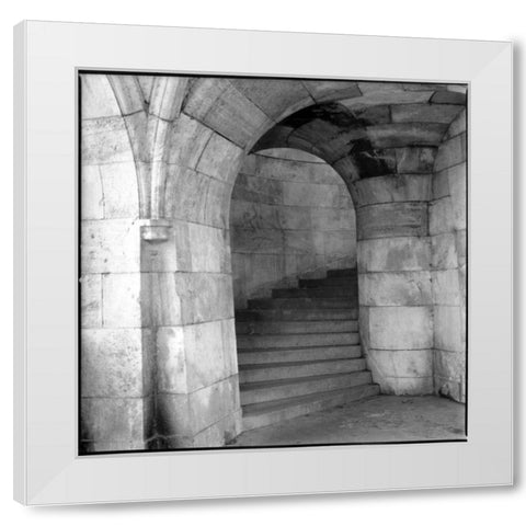 Architecture Detail II Budapest White Modern Wood Framed Art Print by DeNardo, Laura