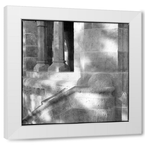 Architecture Detail V Budapest White Modern Wood Framed Art Print by DeNardo, Laura