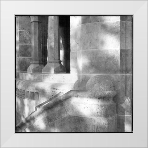 Architecture Detail V Budapest White Modern Wood Framed Art Print by DeNardo, Laura