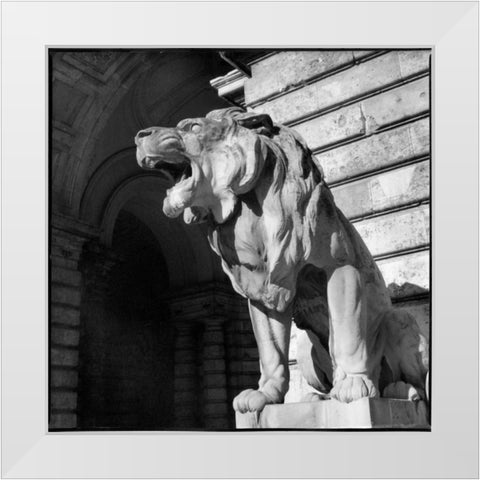 Architecture Detail VI Budapest White Modern Wood Framed Art Print by DeNardo, Laura