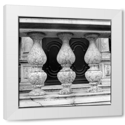 Architecture Detail VIII Budapest White Modern Wood Framed Art Print by DeNardo, Laura