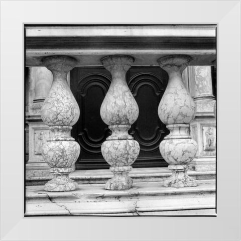 Architecture Detail VIII Budapest White Modern Wood Framed Art Print by DeNardo, Laura