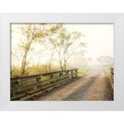 Crossing Over White Modern Wood Framed Art Print by Head, Danny