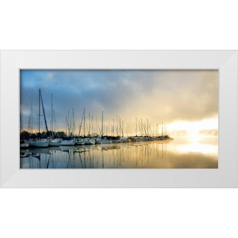 Breaking Through II White Modern Wood Framed Art Print by Head, Danny