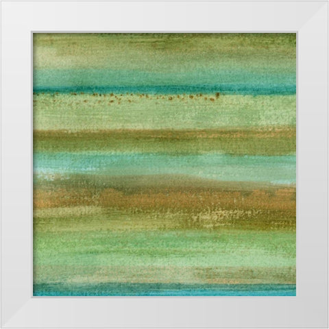 Fields in Spring I White Modern Wood Framed Art Print by McMullen, Charles