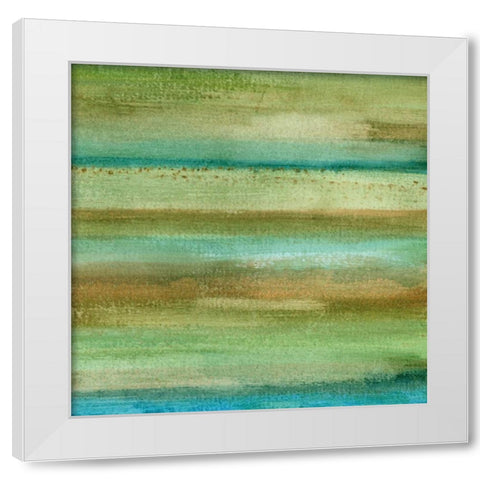 Fields in Spring II White Modern Wood Framed Art Print by McMullen, Charles