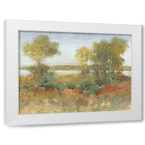 Impressions I White Modern Wood Framed Art Print by OToole, Tim