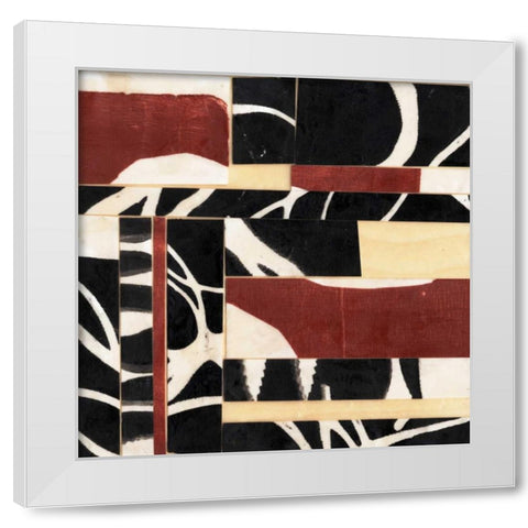 Pieces and Parts II White Modern Wood Framed Art Print by Goldberger, Jennifer