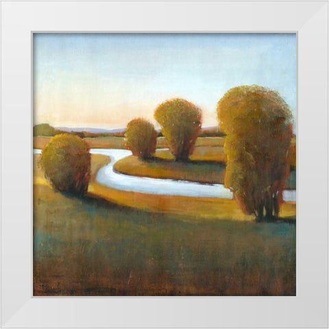 Afternoon Light V White Modern Wood Framed Art Print by OToole, Tim