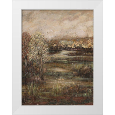 Field of Dreams I White Modern Wood Framed Art Print by Crawford, Beverly