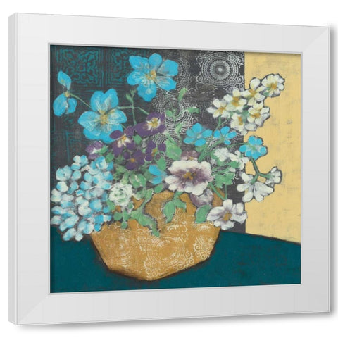 Bountiful Spring I White Modern Wood Framed Art Print by Goldberger, Jennifer