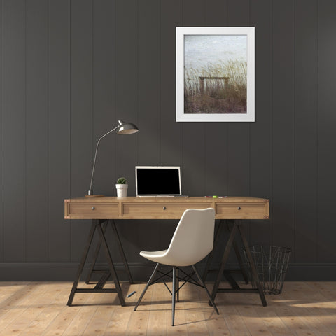 Through the Dunes I White Modern Wood Framed Art Print by Ilosky, Pam