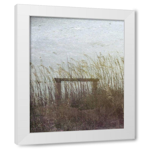 Through the Dunes I White Modern Wood Framed Art Print by Ilosky, Pam