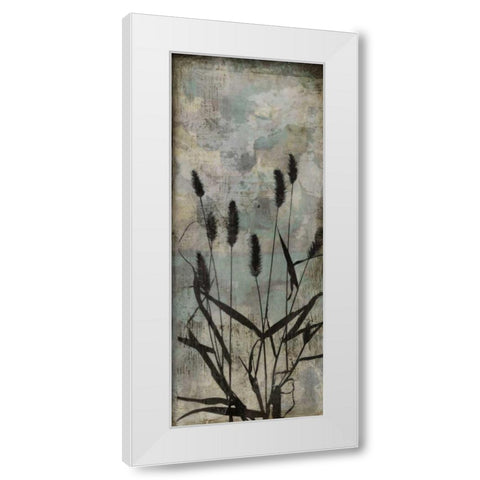 Wild Grasses II White Modern Wood Framed Art Print by Goldberger, Jennifer