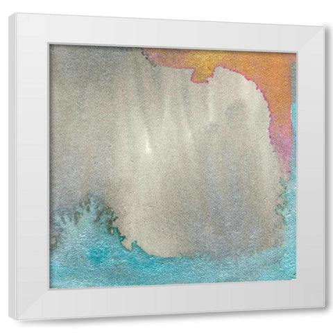 Frosted Glass I White Modern Wood Framed Art Print by Ludwig, Alicia