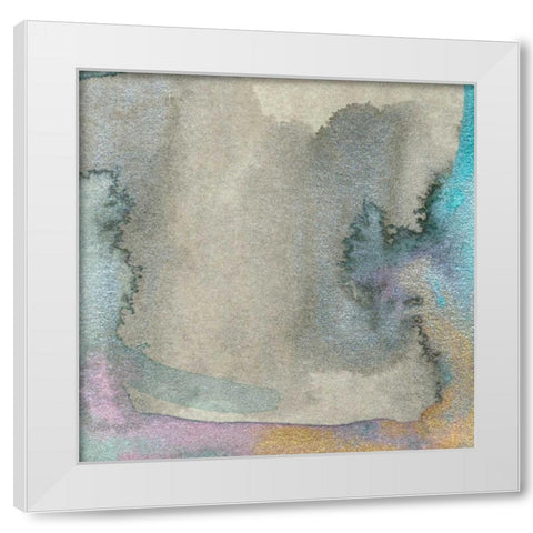 Frosted Glass III White Modern Wood Framed Art Print by Ludwig, Alicia