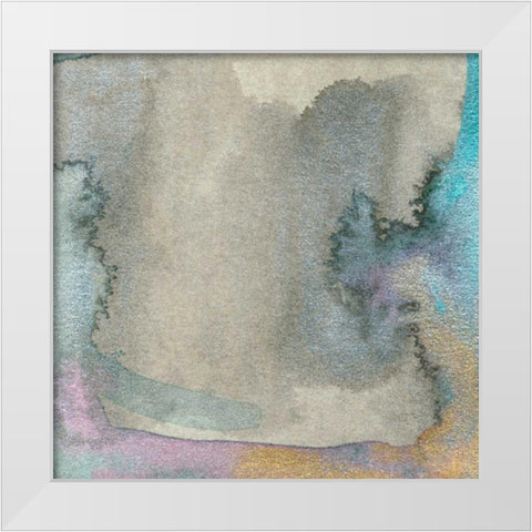 Frosted Glass III White Modern Wood Framed Art Print by Ludwig, Alicia