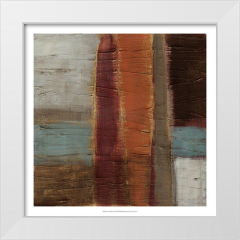 Ancient Musings II White Modern Wood Framed Art Print by Vess, June Erica