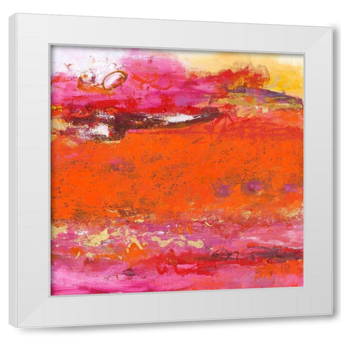 Tides and Tummult White Modern Wood Framed Art Print by Bothne, Janet