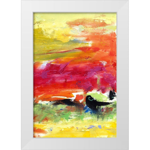 Air Apparent III White Modern Wood Framed Art Print by Bothne, Janet