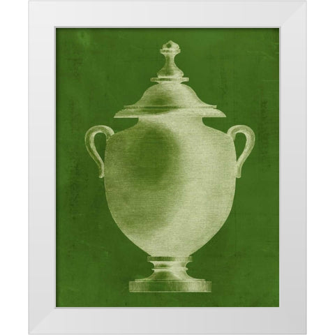 Modern Classic Urn IV White Modern Wood Framed Art Print by Vision Studio