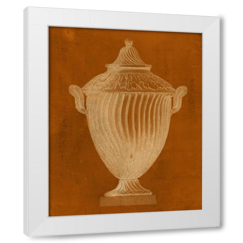 Modern Classic Urn VI White Modern Wood Framed Art Print by Vision Studio