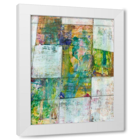 Peek a boo II White Modern Wood Framed Art Print by Fuchs, Jodi