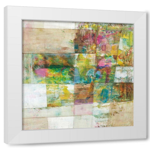 Peek a boo III White Modern Wood Framed Art Print by Fuchs, Jodi