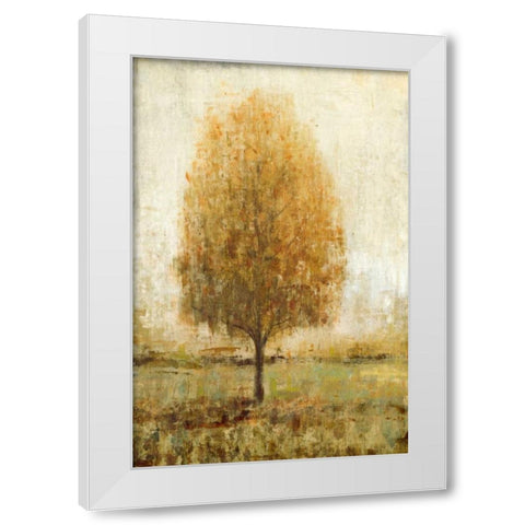 Alone I White Modern Wood Framed Art Print by OToole, Tim