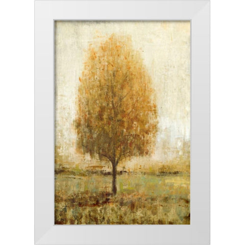Alone I White Modern Wood Framed Art Print by OToole, Tim