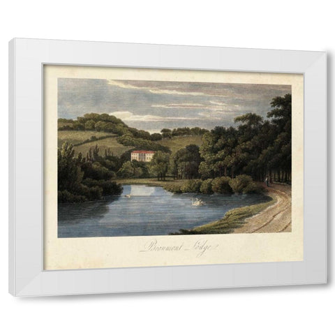 The English Countryside III White Modern Wood Framed Art Print by Hakewill, James
