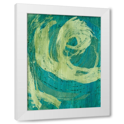April Showers I White Modern Wood Framed Art Print by McMullen, Charles