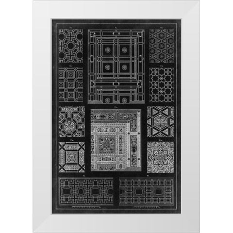 Graphic Architecture VI White Modern Wood Framed Art Print by Vision Studio