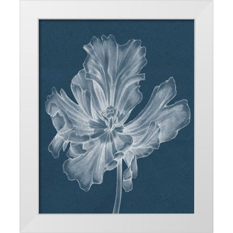 Monochrome Tulip II White Modern Wood Framed Art Print by Goldberger, Jennifer