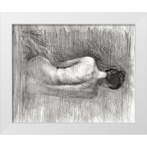 Light Study II White Modern Wood Framed Art Print by Harper, Ethan