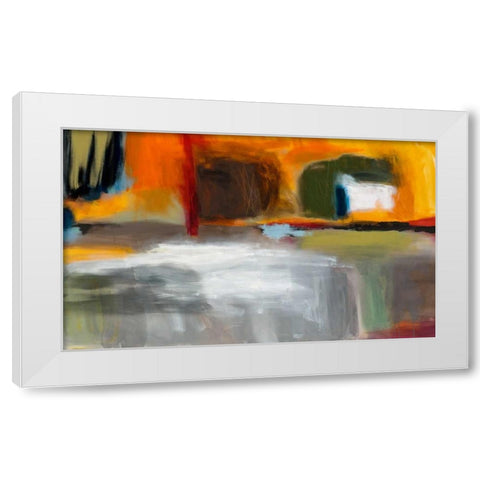 Changed Perspective I White Modern Wood Framed Art Print by Jasper, Sisa