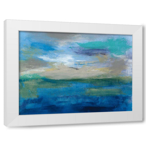 Viewpoint I White Modern Wood Framed Art Print by Jasper, Sisa