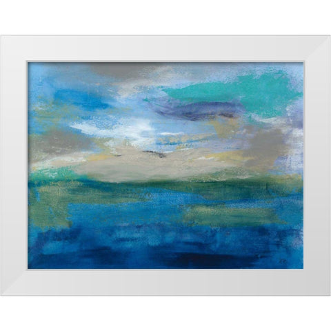 Viewpoint I White Modern Wood Framed Art Print by Jasper, Sisa