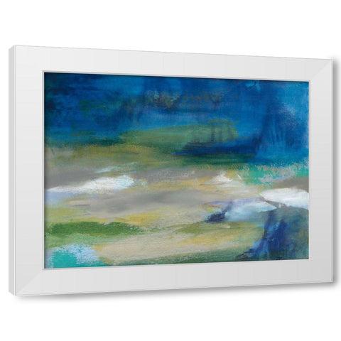 Viewpoint II White Modern Wood Framed Art Print by Jasper, Sisa