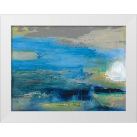 Viewpoint III White Modern Wood Framed Art Print by Jasper, Sisa