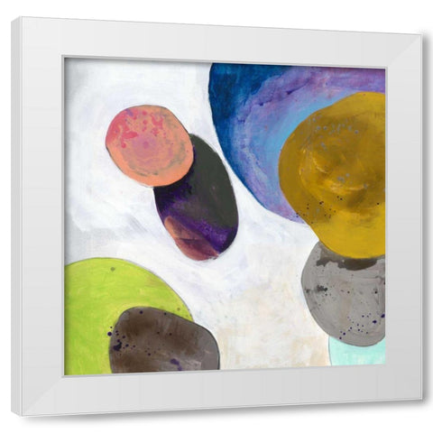 Orbe Aura I White Modern Wood Framed Art Print by Jasper, Sisa